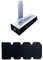Grip Padel Tour Grip + 1 Unidad Protector Pala de Padel ZRZ Dentado Negro