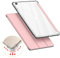 VAGHVEO Custodia per iPad Mini 4/5 7,9 Pollici, Flessibile Silicone TPU Trasparente Cover Retro, Sottile Leggero Auto Svegliati/Sonno Case Antiurto Resistente per Apple iPad Mini 4 & 5 Tablet, Rosa
