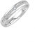 GIORO Lina Damen Ring Verlobungsring Antragsring 925 Silber *handgefasste Steine* Weißgold Platin Optik mit Gravur (50 (15.9))