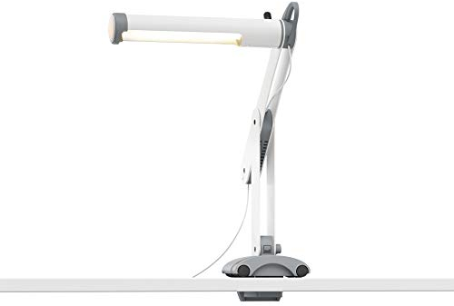 moll Mobilight LED Schreibtischlampe | drehbarer Leuchtenkopf & schwenkbarer Arm | flexible Klemmleuchte für gezieltes Licht | energiesparend & langlebig | ideal für Schulkinder | Made in Germany