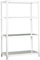 Simon Rack Estanteria Metalica 1500x800x400 mm, 4 Alturas, Bandeja Metal, 75 kg de Punto Flexión, Estanteria Almacenaje, Blanca - Advantage