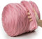 MeriWoolArt® 100% XXL Merino Wolle Garn 4-5 cm Dicke Wolle Garn, Filzwolle Trockenfilzen Nassfilzen, DIY Klobiges Wolle Garn Decke, Decke Baby Wolle, Arm Stricken Decke Garn Hellpink, 100g