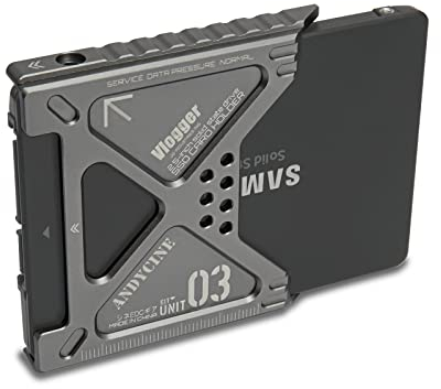 ANDYCINE Lunchbox III Magnalium Case Compatibe for Samsung 870EV0,870QVO SSD Compatible for Atomos Ninja V,V+, Ninja Flame, Ninja Inferno, and Shogun Inferno