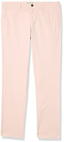 United Colors of Benetton Pantalone 4dkh55i18 Uomo, Rosa Chiaro 3v5, 42