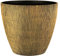 VERDENIA Arizona Blumentopf Leichter Blumenkübel Balkonblumentopf Dekorativer Topf für Pflanzen für Innen und Außenbereich Pflanztopf aus Kunststoff Runder Viele Farben 33cm 23402 Bambus