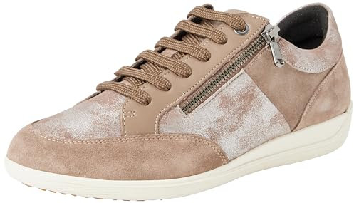 Geox D Myria C, Zapatillas Mujer, Dk Taupe, 37 EU
