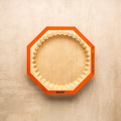 Silpat® #1 Original Non-Stick Fluted Tart Baking Mold Handcrafted in France Since 1965 - Trusted by World-Class Chefs - Certified Food Safe Silpat® Technology (Gift Box Packaging)