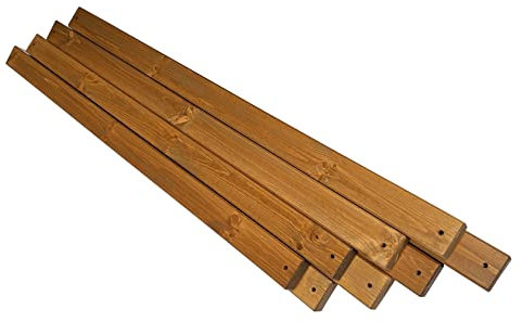 Primario Grande Bretter für Gartenbank Imprägniert 8 Stück - Parkbank-Bretter Set Passend für alle Bänke mit Rückenlehnen - Wetterfest Bohlen für Gartenbankgestelle (helle Eiche, 175 cm)