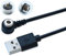 YSJJZRL Smartwatch-Ladegerät, magnetisch, L-Typ, 2-adrig, USB-Uhr, Ladekabel, 2 A, Stromkabel (0,5 Mio)
