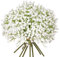 10 Stück Schleierkraut Künstliche Blumen Gypsophila Kunstblumen Wie Echt Kunstzweig Blumensträuße für Hochzeit Party Home Décor