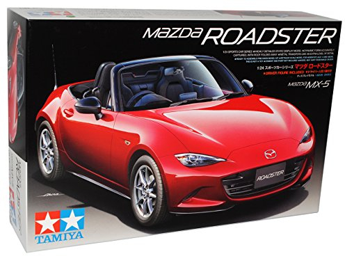 Mazda MX-5 ND Cabrio Rot 4. Generation Ab 2015 24342 Kit Bausatz 1/24 Modell Auto Modell Auto