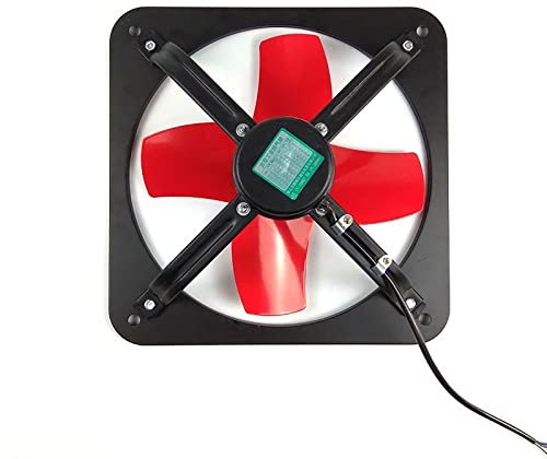 ASumPio Industrial Exhaust Fan-10-24 Inch Ventilation Kitchen Toilet Exhaust Fans Extractor Metal Exhaust Commercial Inline Fan Axial Fan,14 inches (20 inches)