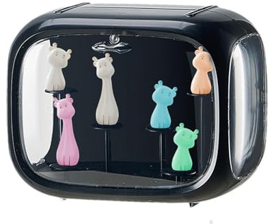 Moslalo Actionfiguren-Vitrine,Vitrine für Sammlerstücke - Vitrine mit Tür - Staub- und feuchtigkeitsbeständiger Miniatur-Aufbewahrungskoffer für Actionfiguren