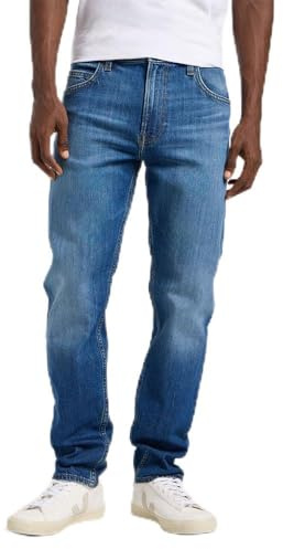 Lee Men's Rider Slim Straight Fit Straight Leg Jeans, Newman, 30 W/30 L
