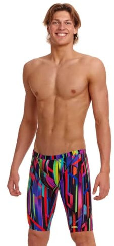 Funky Trunks Baby Beamer Jammer Badehose Herren chlorresistent UV Schutz 50+, Größe:5