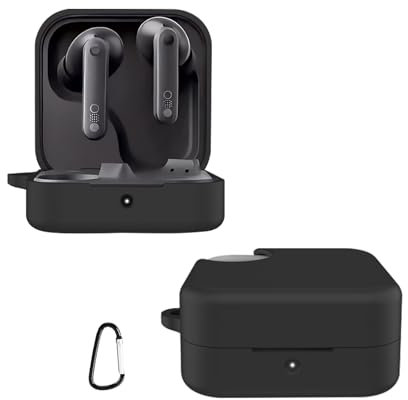 CONAPIKA Hülle für CMF by Nothing Buds Pro 2 mit karabiner, Voller Schutz Silikon Earbuds Schutzhüllen Haut Case Ultra-dünnes Stoßfeste wasserdichte Unterstützt Kabelloses Laden Kopfhörer Abdeckung