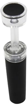 TOPBATHY Tapa de Ahorro de Vino Tapones de Botellas Mueble Bar Accesorios para vinoteca Cazador de focas Bebidas alcohólicas licores vinotecas tapon de Vino Corcho de Vino de Silicona Black