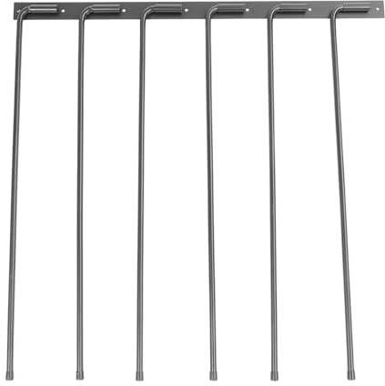 Soporte para Manta de Silla de Montar de Hierro, Soporte para Manta de Caballo Resistente, Soporte de Pared Abatible de 180 Grados, 6 Ganchos, Soporte para Almohadilla para
