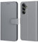 Tenphone pour Coque Samsung Galaxy A16 4G, Coque Samsung A16 5G,Etui Protection Housse Premium en Cuir PU, [Emplacements Cartes], Pochette Flip Case Compatible avec Book (Gris, Samsung A16)