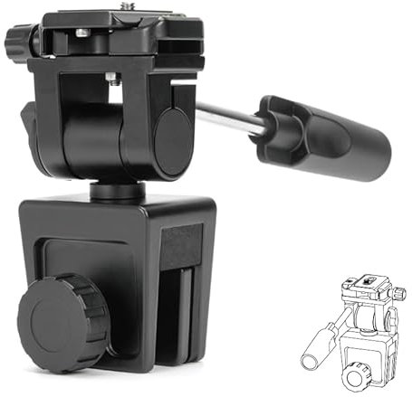 APEXEL Fensterhalterung aus Metall, 360° Drehbar & 120° Neigungsverstellung für die Tierbeobachtung, Geeignet für die Meisten Teleskope und DSLR-Kameras