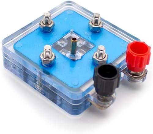 UQACHG Chemische Energie in elektrische Energie umgewandelt PEM Wasserstoff-Brennstoffzelle für den Unterricht Protonenaustauschmembran-Brennstoffzelle 50x50MM Wasserstoff-Brenn