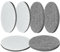 LongZYU 6 Stück Polierfilz 125mm Polierscheibe für Bosch Exzenterschleifer Polierpad Filz Glas Auto Polierpads Klett Filz Pad Polieren Polierkissen für Holz Marmor Metall