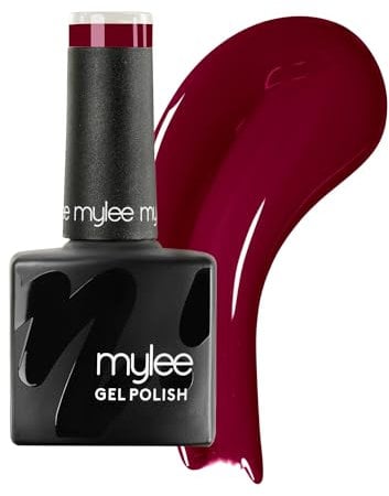 Mylee Gel-Nagellack 8ml [Queen Of Hearts] - UV/LED, Maniküre, Pediküre, Lang anhaltend, für professionellen Gebrauch im Salon und zu Hause [Red Range] - Vegan und frei von Tierversuchen
