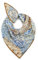 CODELLO Damen Dreieckstuch aus Modal mit XL-Leo