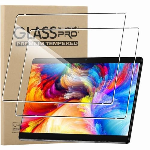 KZIOACSH Screen Protector for PRITOM 10 inch tablet/PRITOM Tablet PC/PRITOM M10 10inch, 2 Pack Ultra Clear Anti-Scratch Tempered Glass 9H Hardness Touch Sensitive Anti-Fingerprint Screen Guard