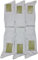 Rossi Calze Lunghe Costina Calzini Uomo in Cotone Filo di Scozia, Gambaletto 100% Cotone Made in Italy, art. 202 (IT, Numero, 42, 44, Regular, Regular, Bianco)