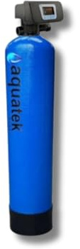 Aquatek - Filtro a Colonna con Quarzite Sabbia per Acqua di Pozzo Automatico a Tempo QZF-100 Portata 900 LT/H Rimuove Solidi Sospesi Colloidi Torbidità Acqua Pulita UV e Osmosi Inversa