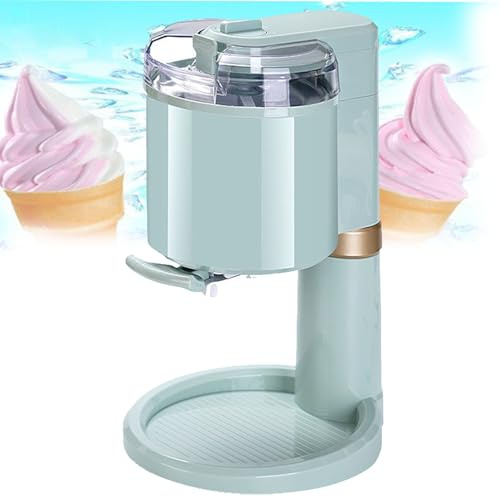OzcNykt Machine à Glace Italienne EntièRement Automatique, avec Une Capacité De 1 L pour Yaourts Aux Fruits, Sorbets GlacéS, Coupes De Glace Et Boules De Glace.