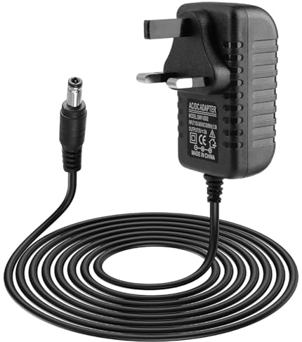 5V 2A AC DC Charger Compatible with Revitive Medic Circulation Booster Replacement Power Supply Adapter for Philips Hue Bridge UK Mains Plug Adapter Charging Cable for LED Strip CCTV Router Lights Box