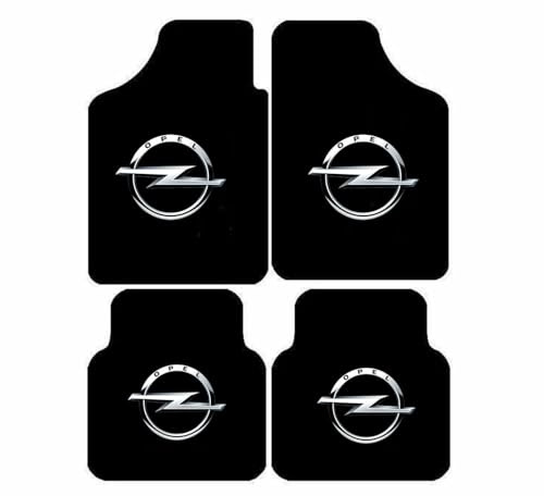 WYMKL 4 Stück Auto Fußmatten für Opel Corsa D 2007-2012, Autoteppich Gegen Matten Auto Absatzschoner Autoteppiche Velours-Fußmatten Teppiche Anti-Rutsch