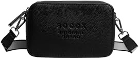 SOCCX Damen Crossbody Bag mit Logo und Intarsia-Webriemen
