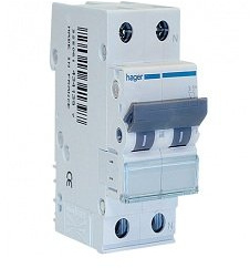 HAGER MYN520 INTERRUTTORE AUT. MAGNETOTERMICO 1P+N 2M 4, 5K 20A