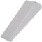 White Hinge Large Grey Rubber Door Wedge | 13.5cm