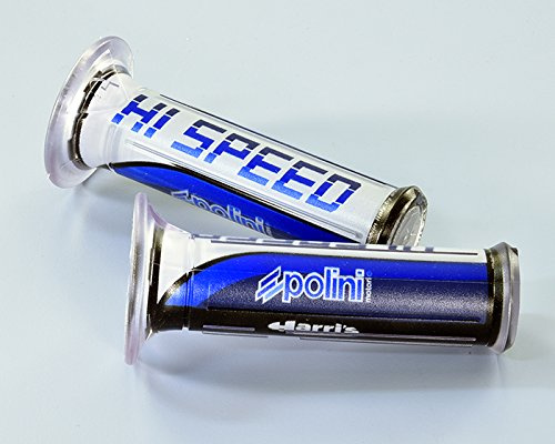 POLINI Universal-Lenkergriffe für Motorroller, Gummi oder Kunststoff, 22 mm und 24 mm, 2 Stück