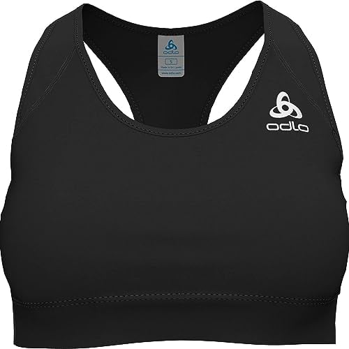 Odlo Damen Bralette Essential Mesh Laufbekleidung Sport-BH Black - Schwarz S