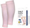 Dr. Arthritis - Manchon Compression Mollet pour Hommes et Femmes - Chaussettes de Contention pour Soulager les Douleurs de la Jambe, Tibia, Récupération Musculaire, Varices [M, Rose, 1 Paire]