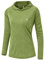donhobo Damen UPF 50+ Sonnenschutz Hoodie Shirt Leichtgewicht Langarm Angeln Wandern Outdoor Sports Shirt (Frucht grün, XL)