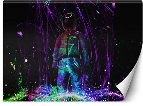Feeby Fototapete Für Gamer Gaming Spielkonsole 400x280 cm Violett XXL Vlies Wandtapete Tapeten Wohnzimmer Schlafzimmer Jugendzimmer Moderne Design Wandbild Wand Dekoration Jugend Teenager Overall