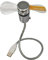 Colcolo Ventilatore Orologio a LED con Temperatura, Ventilatore Orologio USB, Ventola di Raffreddamento Flessibile Multiuso Personale Ventilatore a Collo di