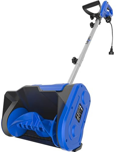 SOYUS Pelle à neige électrique de 27,9 cm, 10 A, souffleuse à neige avec poignée avant réglable, 136,1 kg/minute