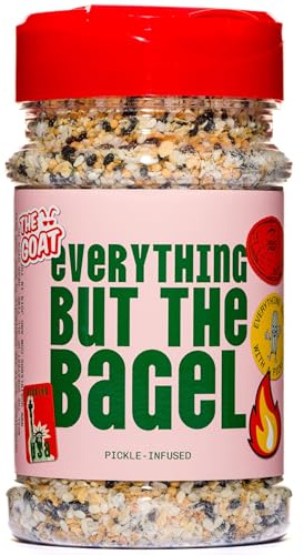 The GOAT Seasonings Pickle Everything But The Bagel Seasoning 180g Jumbo Shaker - Tangy Dill Pickle, Vinegar, Sesame & Poppy Seed Blend for Fries, Eggs & Salads | All Purpose | UK Made