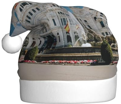 Jadery Central Post Office Santa Hat, Unisex Weihnachtsmütze Xmas Hut Für Erwachsene Neujahr Festliche Party Weihnachten Supplies