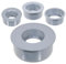 SPARES2GO 110mm Soil Pipe Reducer + 32mm 40mm 50mm Boss Adaptor Solvent Weld Push Fit Kit (Grey)