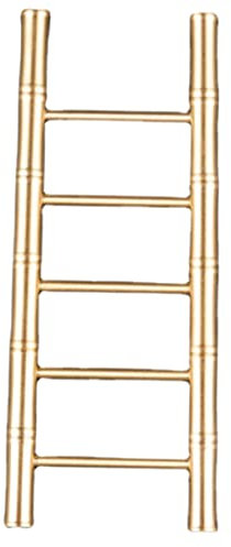 OSALADI Brass Ladder Blanket Ladder Decorative Ladder Diorama Ladder Wooden Ladder Miniature Ladder Garden Blanket Rack Mini Step Ladders Money Antique Ladder Decor China Chinese Style