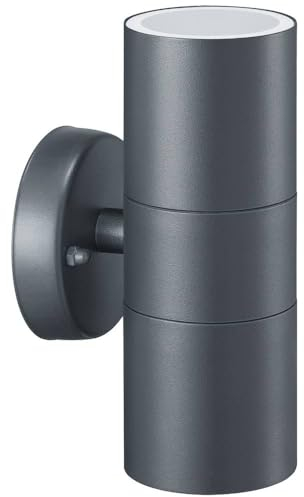 Philips Outdoor Kylis Wandleuchte up/down, 2x max. 25W, exkl. Leuchtmittel, IP44 wetterfest, schwarz