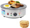 Crêpière électrique Appareil à crêpes 2800 W 45 cm Poêle à crêpes Température réglable professionnel pour crêpes, pancakes, omelettes